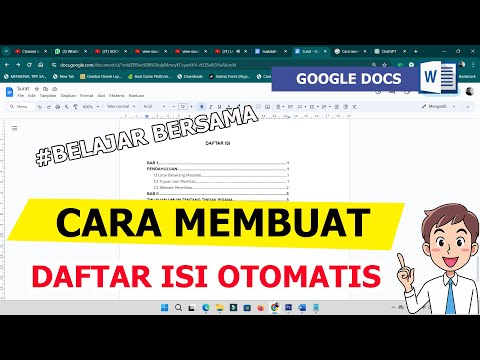 Cara Buat Daftar Isi Dan Halaman Di Google Docs