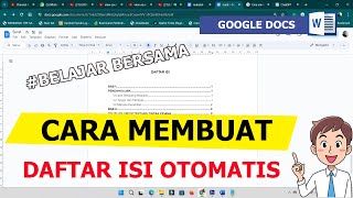 How to create an automatic table of contents in Google Docs