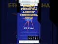 COMMENT PARTICIPER À LAIRDROP ETHEREUMSHANGHAI 👇👇👇👇👇👇👇👇👇👇👇https://ethereumshanghai.com/XShw