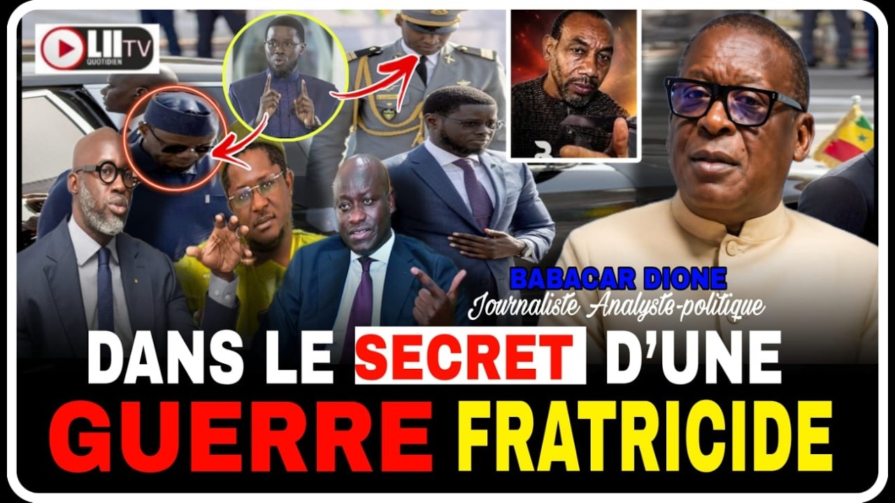🔴 DIRECT : LES VENDREDIS DE BABACAR DIONE THÉME: DANS LE SECRET D’UNE GUERRE FRATRICIDE