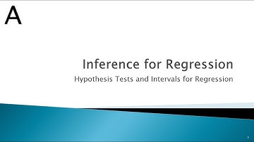 Inference for Regression: Application
