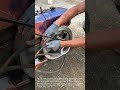 Clever Mechanical Trick: Replacing and Installing V-Belts on a Heavy Diesel Engine Pulley