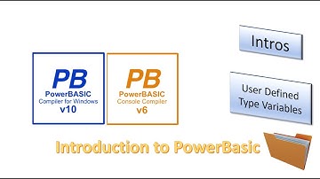 Introduction to Programming with PowerBasic compilers - An overview of User Defined Types