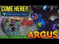 Indonesia No.1 Argus Show No Mercy!! - Top 1 Global Argus S18 by Gilanggg - MLBB
