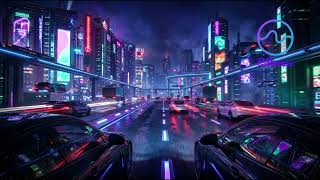 Cyber Midnight Motion | Atmospheric Synthwave Night Drive Music for Late Night Vibes • ERozian
