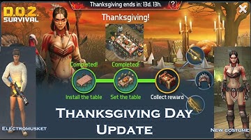 Thanksgiving Day Update- Table decoration complete - Dawn of Zombies: Survival after the Last War