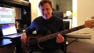 Video thumbnail of "ABBA - Happy New Year (Bass Cover)"