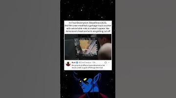 In Final Destination: Bloodlines (2025), the film crew modified a garbage truck to create this shot.