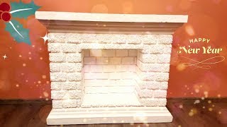 Diy:Камин своими руками. Новогодний камин из пенопласта Diy:Камин своими руками. Новогодний камин из пенопласта