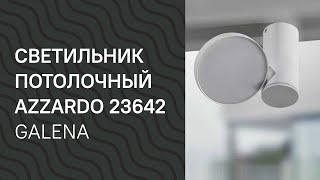 Светильник потолочный AZZARDO 23642 AZZARDO AZ1457 Galena обзор
