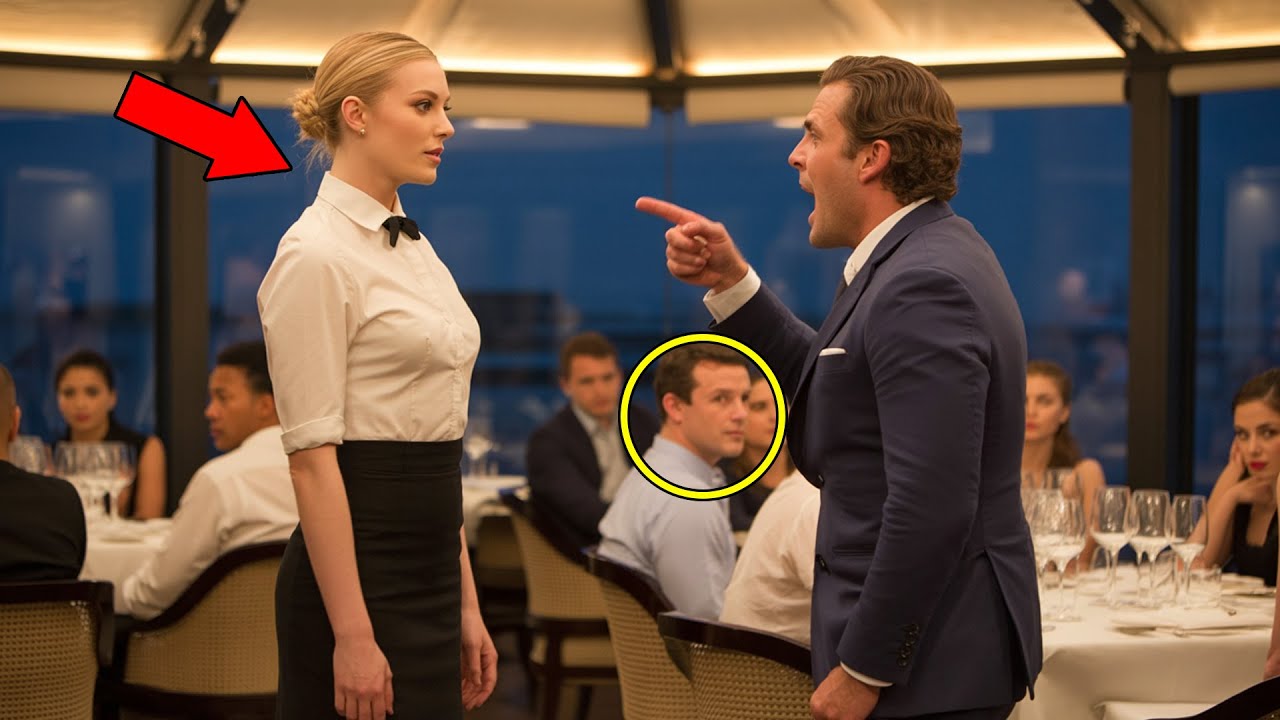 Billionaire Shouted at the Waitress—She Said One Sentence, Everyone Froze!