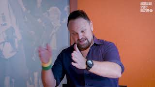 Steven Bradbury recalls his Gold Medal 20 years on, in the Australian Sports Museum