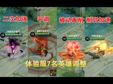 芈月大幅加强曹操吸血CD取消，公孙离盘古杨戬猪八戒削弱