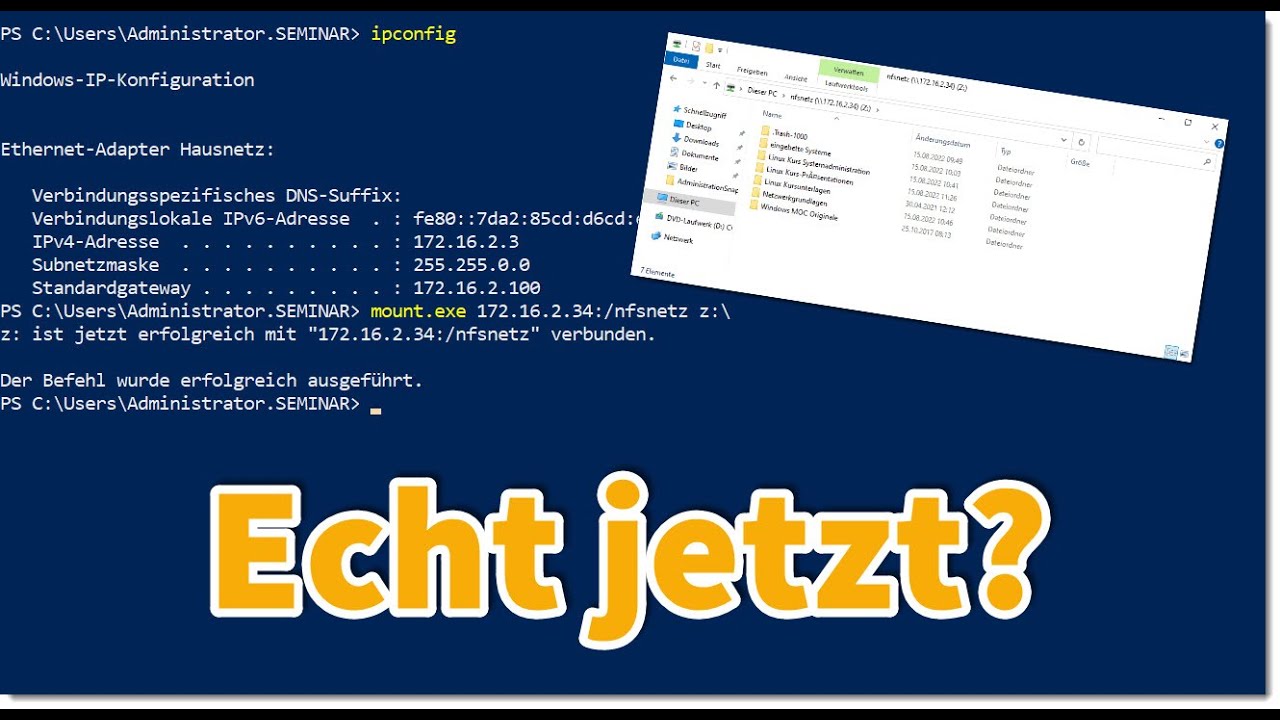 NFS Client Windows Server 2022 Wir Mounten YouTube nfs-client-windows-server-2022-wir-mounten-youtube