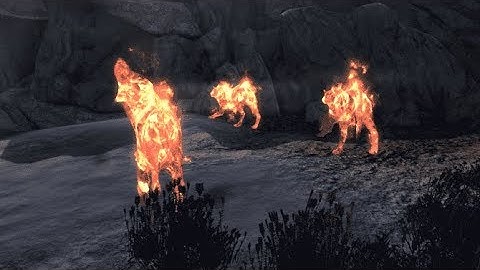 Skyrim - Flaming Familiar Spell