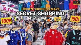Bangkok Secret Shopping 🇹🇭 The Hidden World of Cheap Wholesale Fashion 4K
