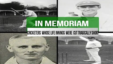 In memoriam - cricketers whose life innings were c...