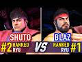 SF6 🤜 SHUTO (#2 Ranked Ryu) vs BLAZ (#1 Ranked Ryu) 🤛 SF6 High Level Gameplay