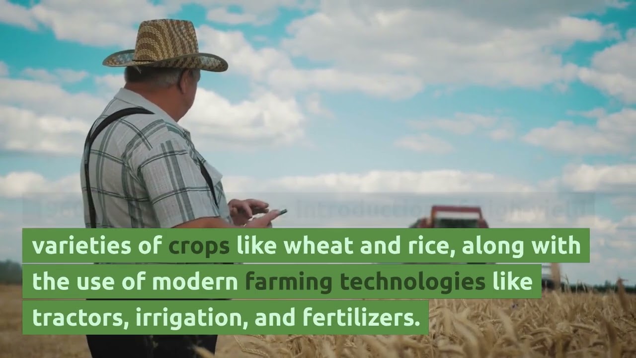 PGS 505 - Lecture 1 - RISE OF SCIENTIFIC AGRICULTURE