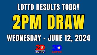 Lotto Result Today Live 2PM Draw June 12, 2024 (Wednesday) Ez2 2D | Swertres 3D Lotto