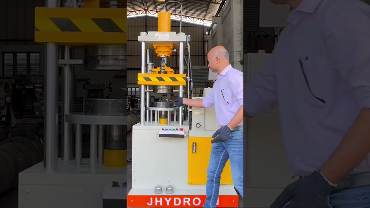 Mind-Blowing 35-Ton Deep Draw Press in Action! 🚀