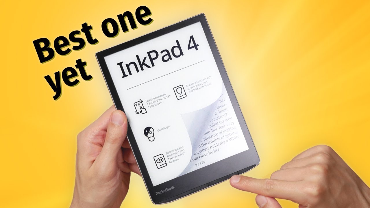 PocketBook InkPad 4 REVIEW: Almost perfect - YouTube