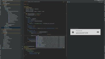 Building an Authentication form with Practical Jetpack Compose: Creating the Password input