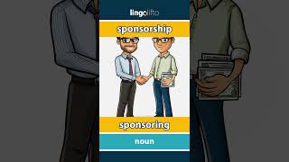 Sponsorship - Sponsoring Laten We Engels Leren Vocabulary Builder