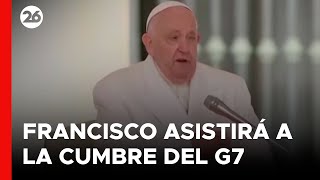 El Papa Francisco asistirá a la Cumbre del G7 para discutir sobre la inteligencia artificial