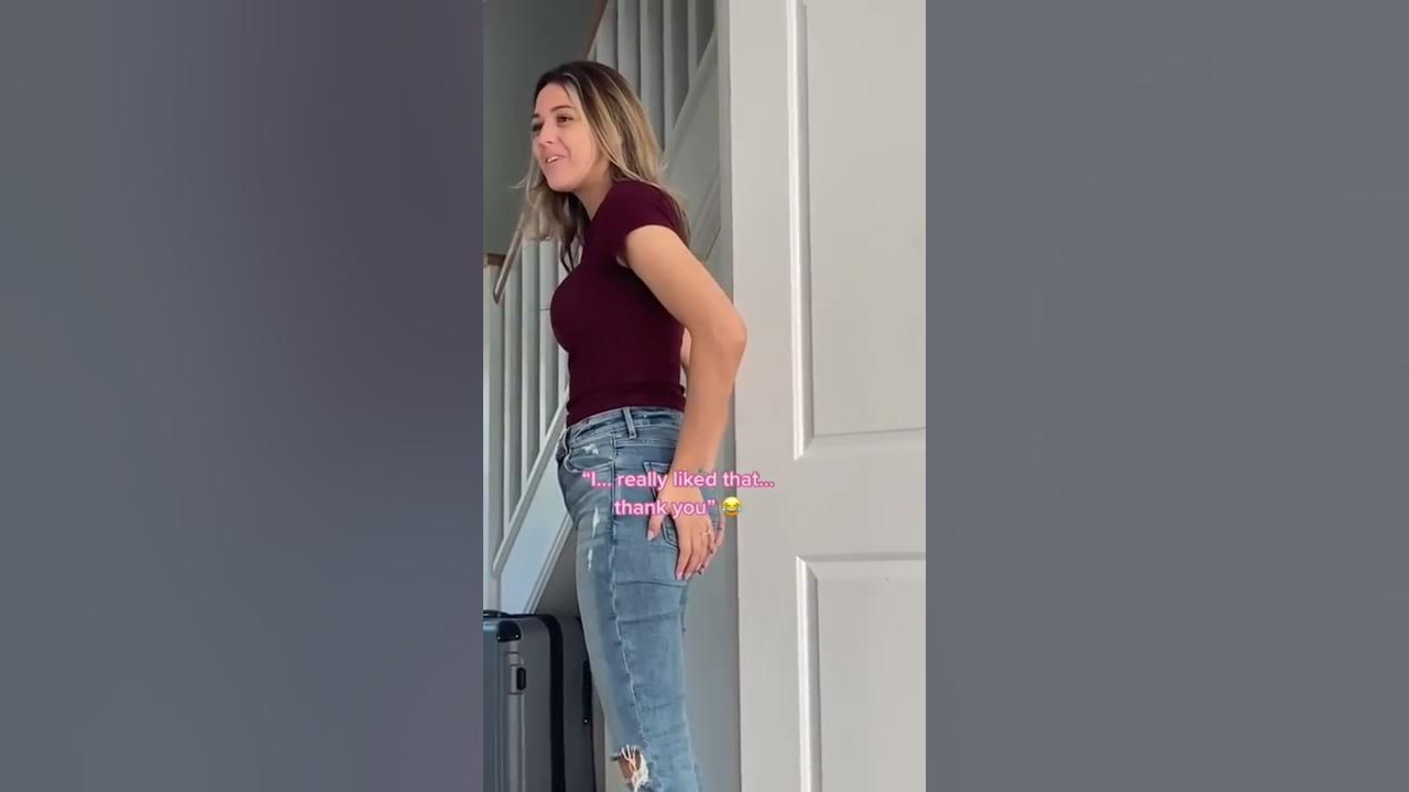 complimenting her booty #shorts - YouTube