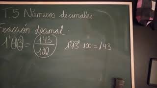 Matemáticas 6º Primaria - Tema 5 Números decimales Matemáticas 6º Primaria - Tema 5 Números decimales