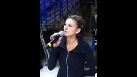 Holly Patrick - Sings the National Anthem at the S...