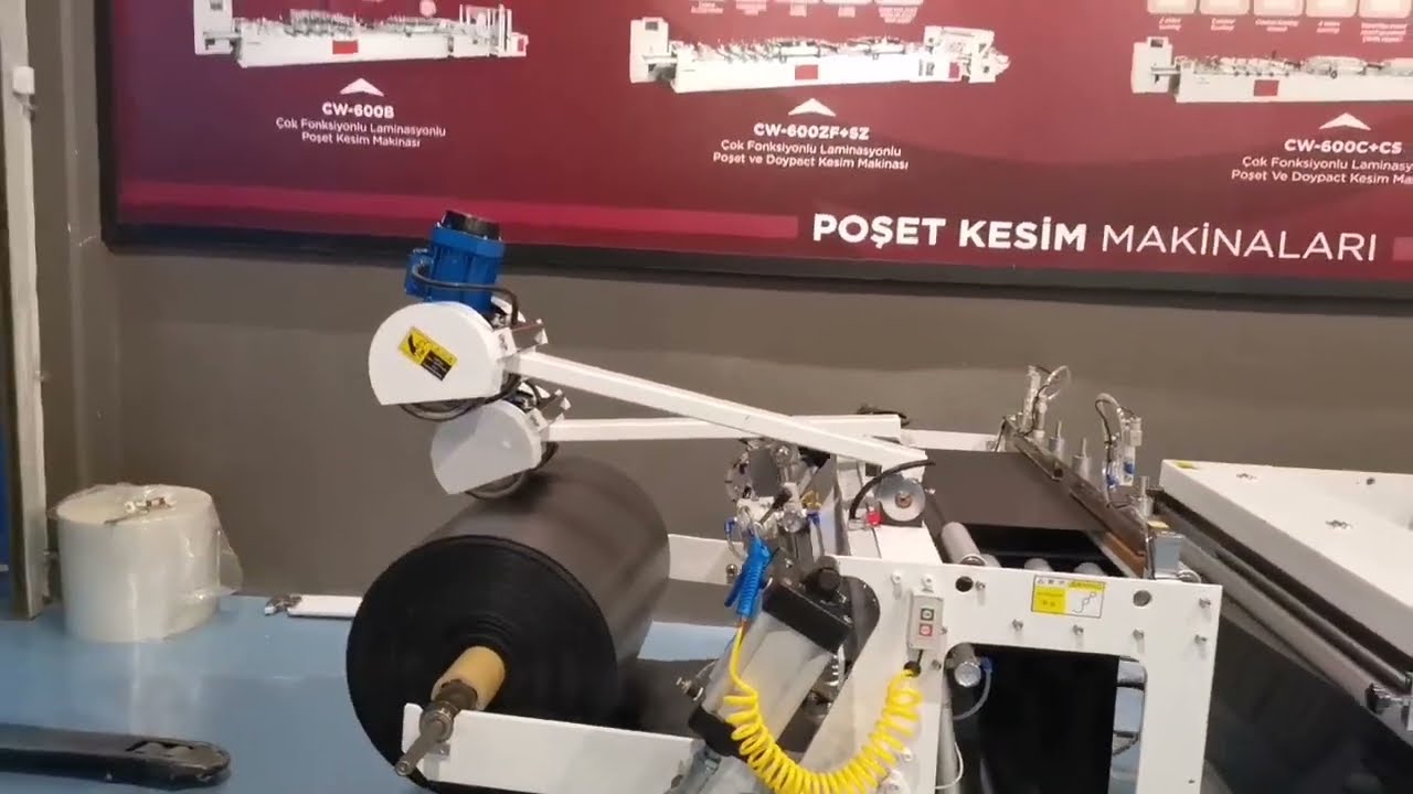 1200FB Bottom Weld Bag Making Machine for Flat Recycled Garbage Bag at Plast Eurasia Istanbul 2022