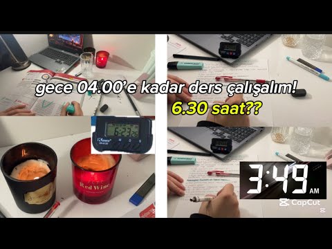 Saat 04.00’e Kadar Ders Çalışalım ⏰ / 6.30 Saat Ders Çalışmak?😬 / 10. Sınıf Ders Çalışma Günlüğüm#11