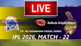 🛑LIVE- CSK vs KKR🛑IPL 2026🛑CHENNAI vs KOLKATA🛑CRICKET 26 GAMEPLAY🛑LIVE MATCH STREAMING🏏 screenshot 5
