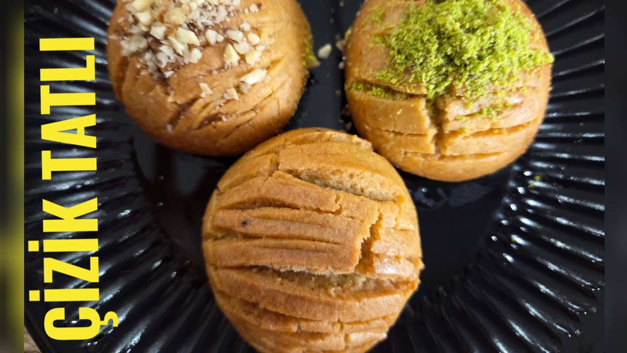 BU KADAR KOLAY TATLI YAPTINIZ MI ? ÇİZİK ŞEKERPARE...🫓🌸