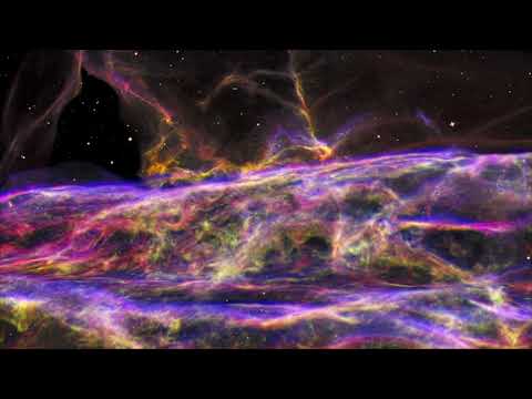 3-D Flyover Visualization of Veil Nebula