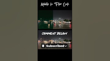 Before vs After Color Grading 🎨 | Mobile to Film Look! #filmlook #shorts #colorgrading #editingtips