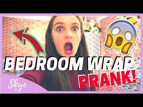 bedroom-wrap-prank!-*30-rolls*-with-skye-(and-sapphire!)