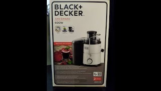 BLACK + Decker Juice Extractor 600W JE600-B5