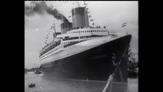 Ss Normandie Film Excerpt From Ville Flottante - 1935