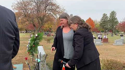 Kenneth Abrams Graveside part 2