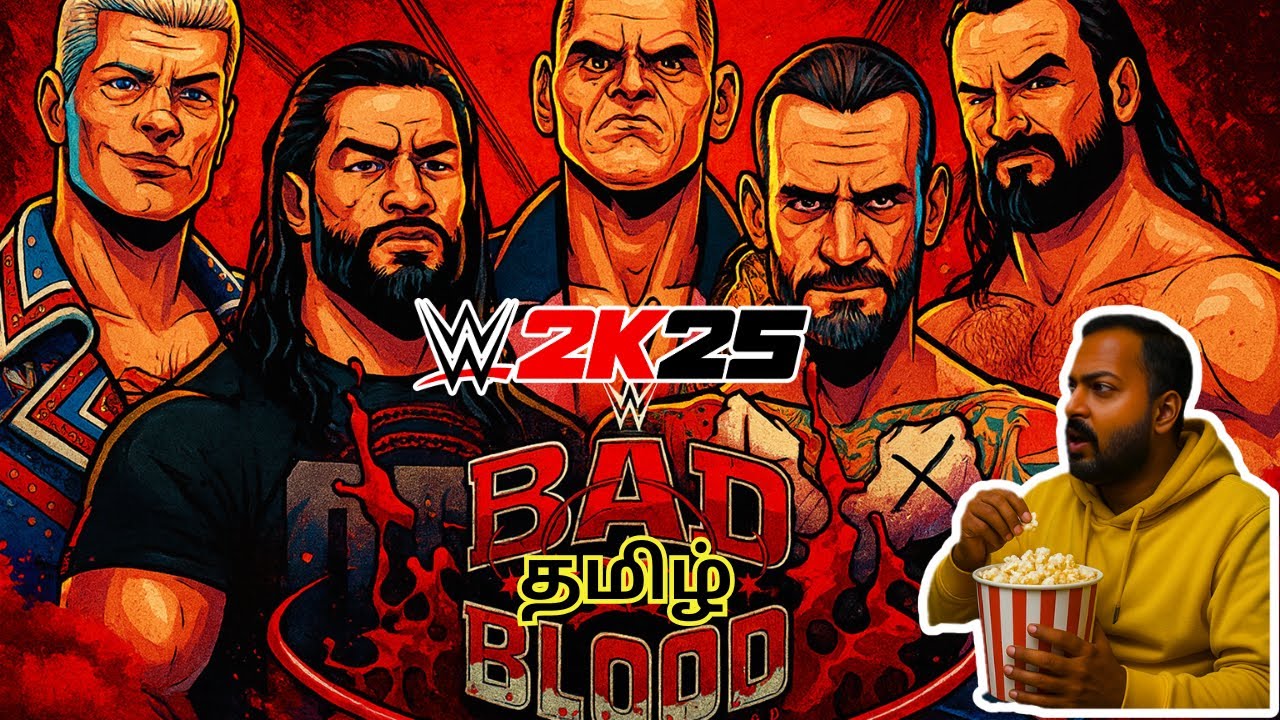WWE 2K25 Bad Blood 2025 🔥 Tamil Gameplay Episode 26 | CMDVKI Wrestling Show