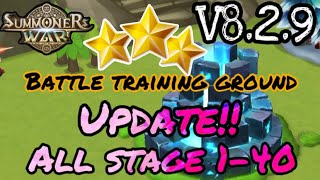 All Battle Training Ground Guide Mock Battle 1-40 ⭐️⭐️⭐️ (Summoners war)  V 8.2.9 UPDATE! 2024 screenshot 5
