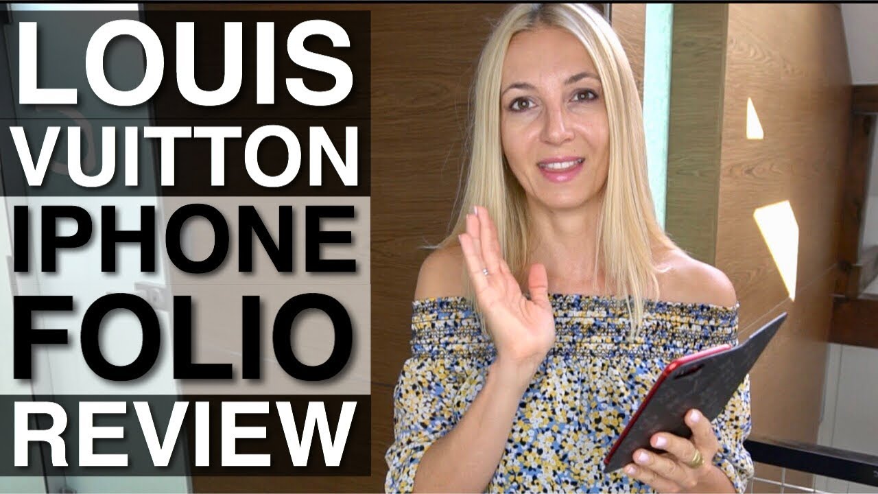 LOUIS VUITTON IPHONE FOLIO || REVIEW || ANNA IN WARSAW