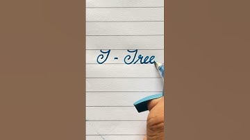 Tree🌳||#shorts #cursive #cursivewriting  #handwriting #art