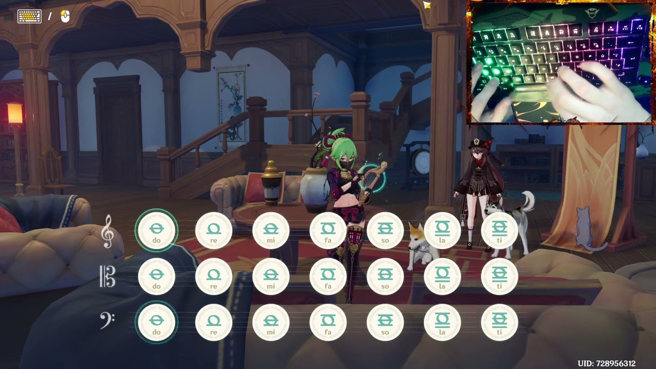 Klee Theme on Genshin Lyre (Handcam)