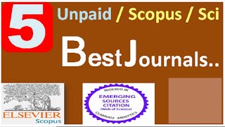 SCI & Scopus Journals || Good Impact Factor || Multidisciplinary Journal