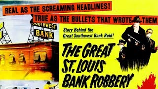 THE GREAT SAINT LOUIS BANK ROBBERY // Steve McQueen // 1959 // Full Crime Movie // HD // 720p