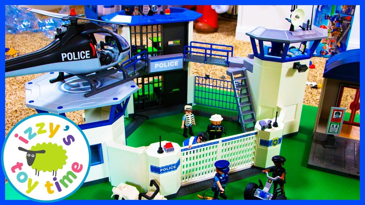 Cars Playmobil Police Headquarters Fun Toys YouTube